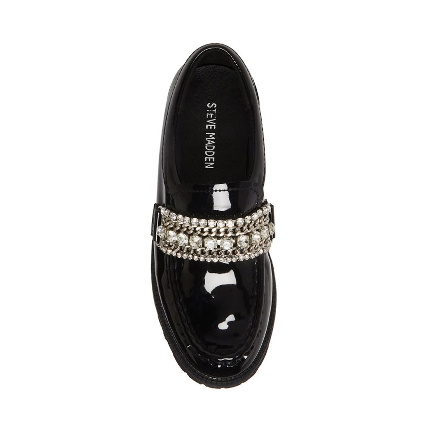 Black Steve Madden Jmaybell Kids' Loafers | PH 1795DB16